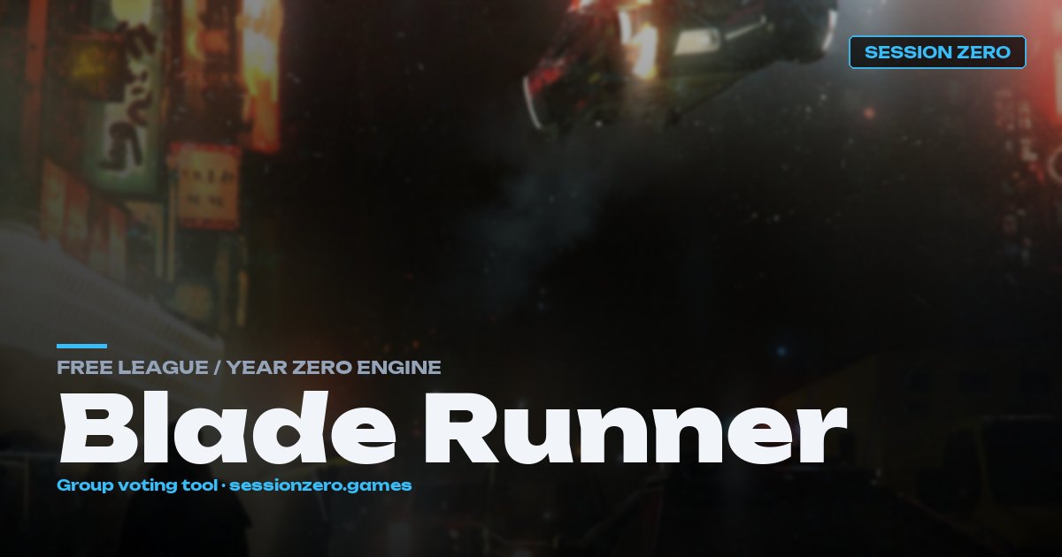 Blade Runner hero art