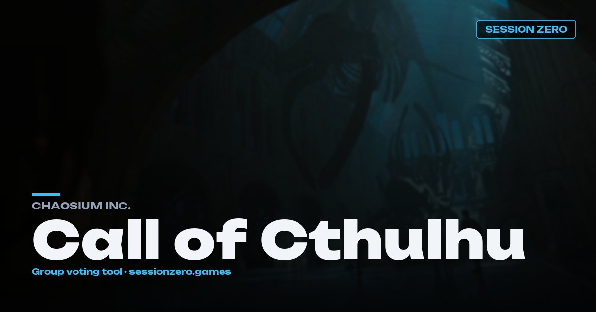 Call of Cthulhu hero art