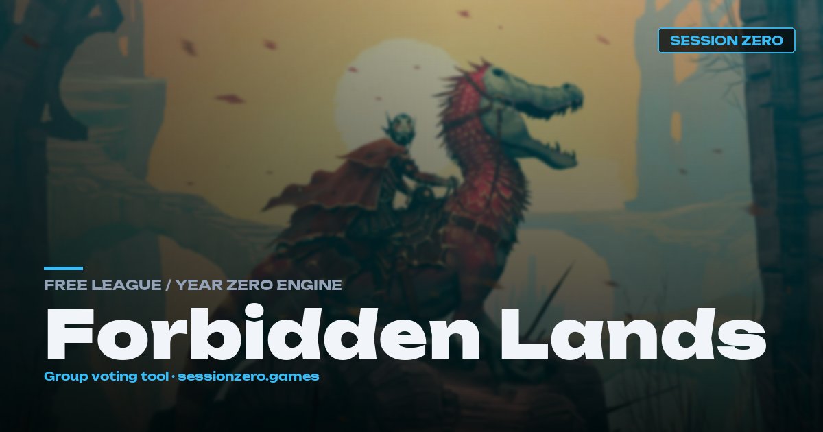 Forbidden Lands hero art