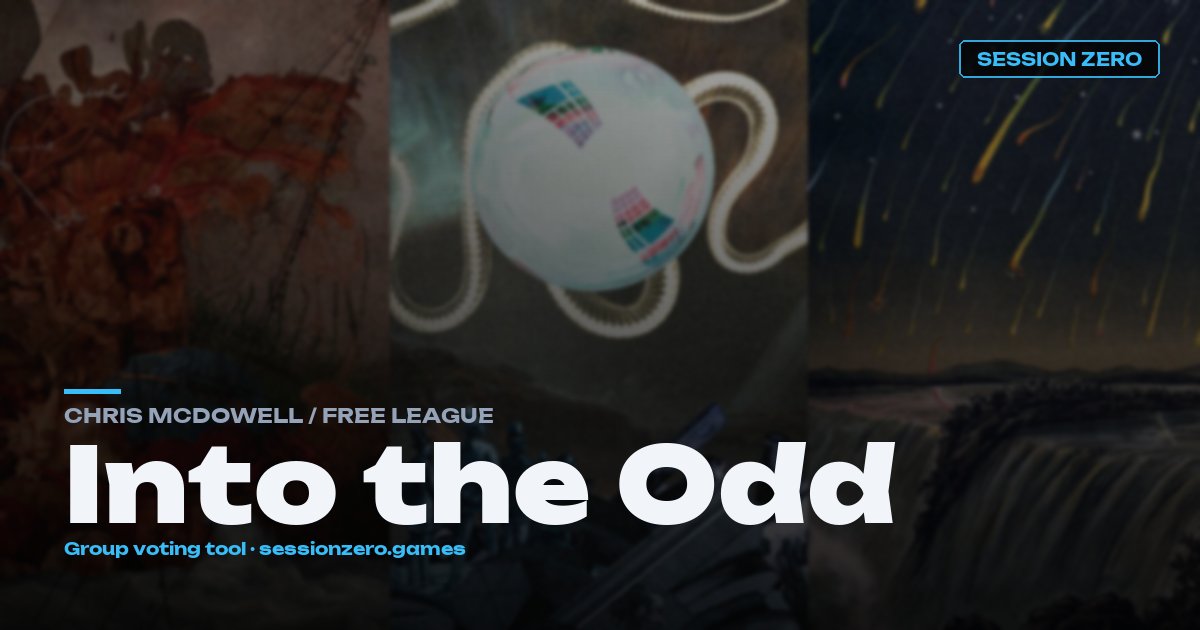 Into the Odd hero art