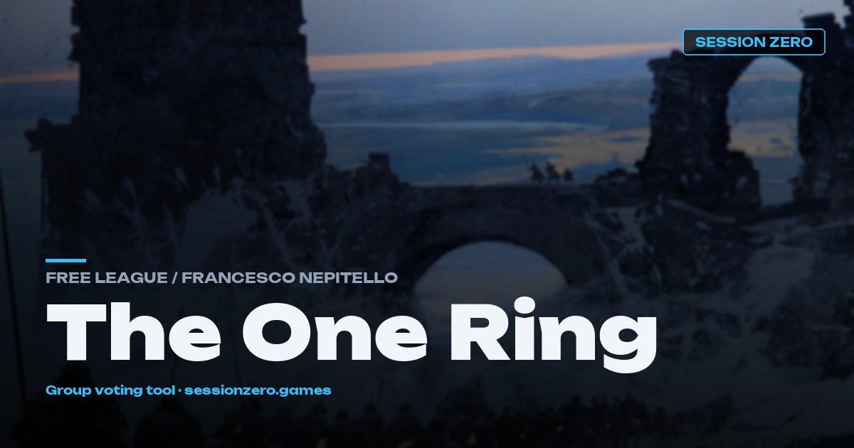 The One Ring hero art