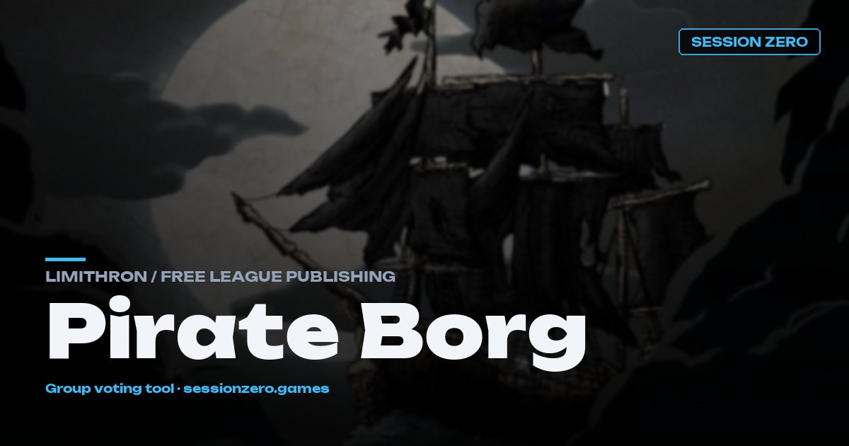 Pirate Borg hero art