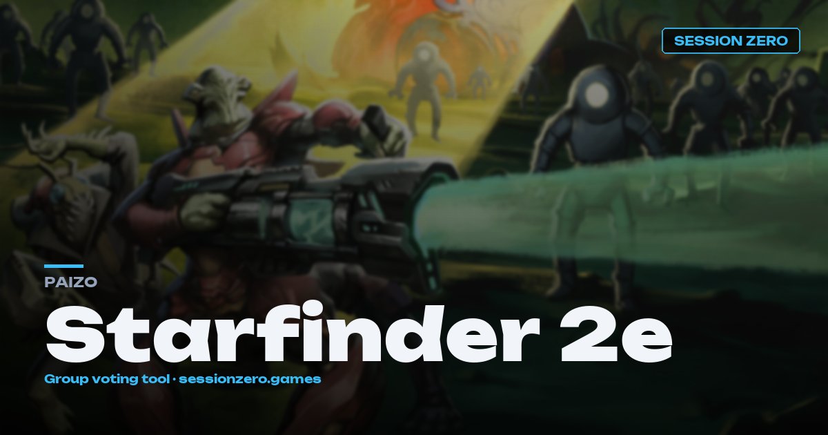 Starfinder 2e hero art