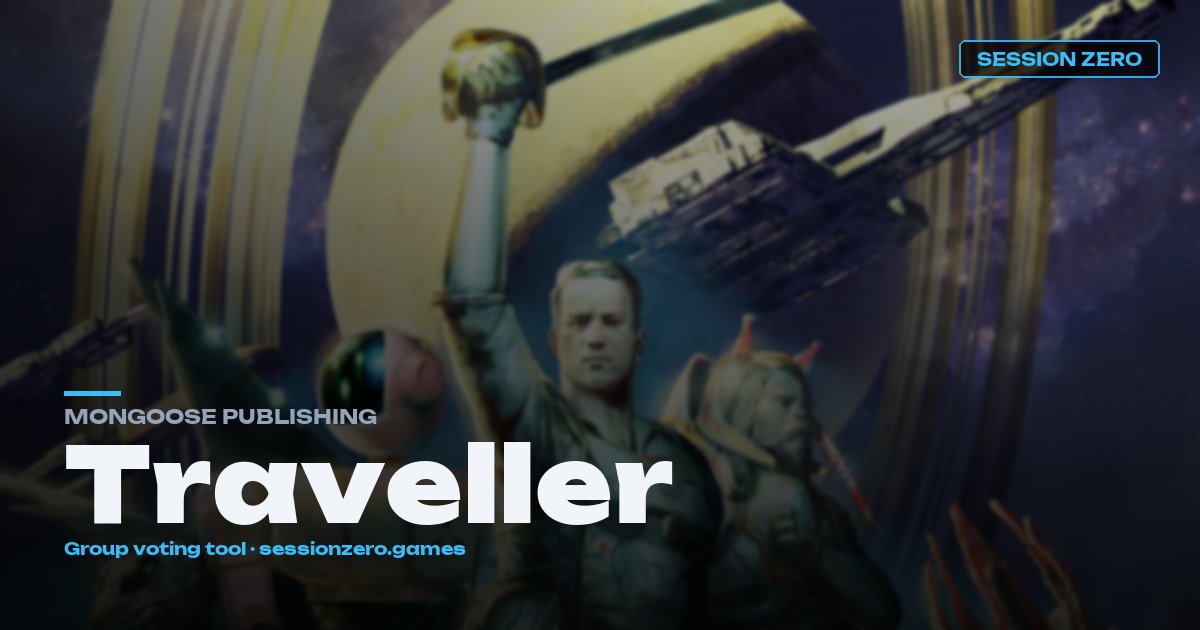 Traveller hero art