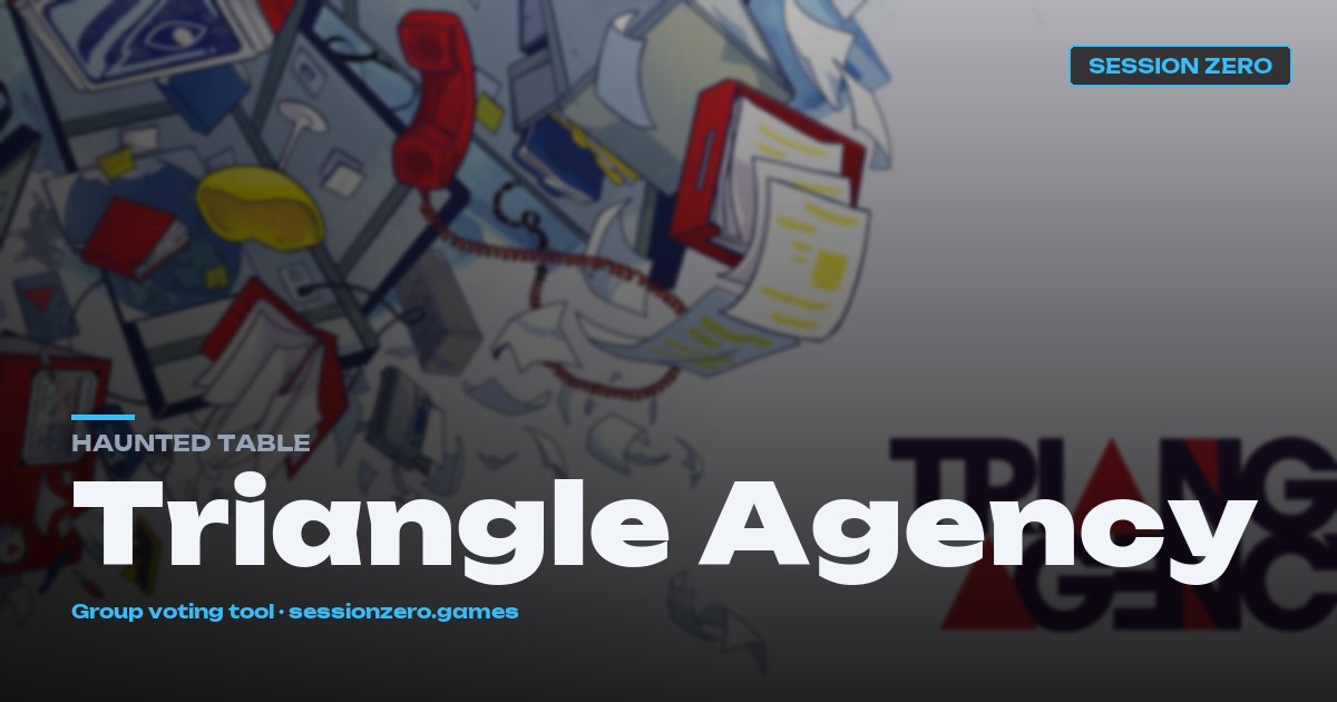 Triangle Agency hero art
